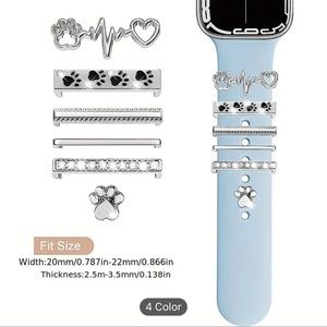 Cute dog themed watch charms